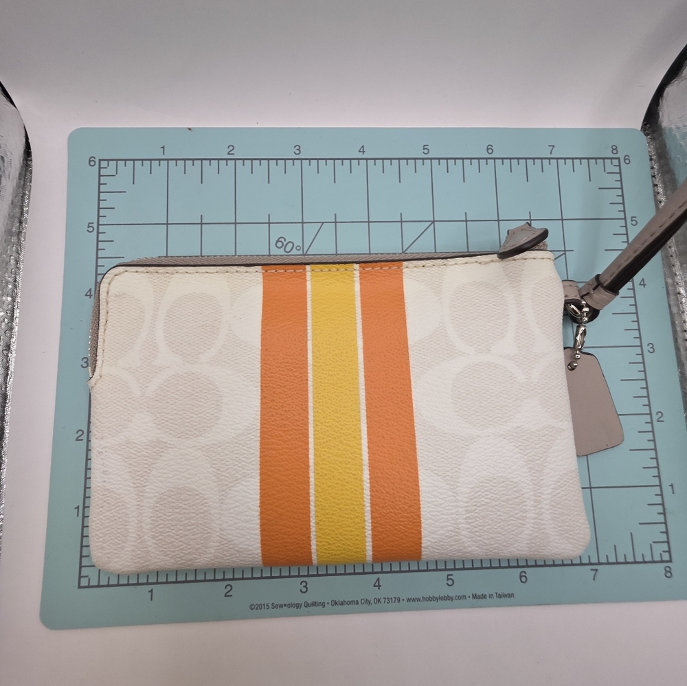 Coach Wristlet "Varsity" Corner Zip - Picture 8 of 9